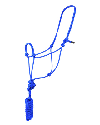 KNOTTD ROPE HLTR W 8' LEAD-BL