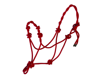TWISTED ROPE HALTER-RD