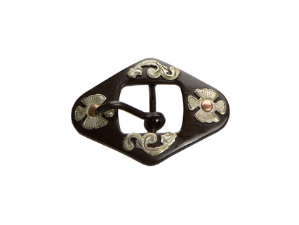 3/4"GS FLORAL CART BUCKLE ONLY