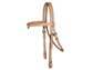 5/8" V BROW HEADSTALL-RUSSET